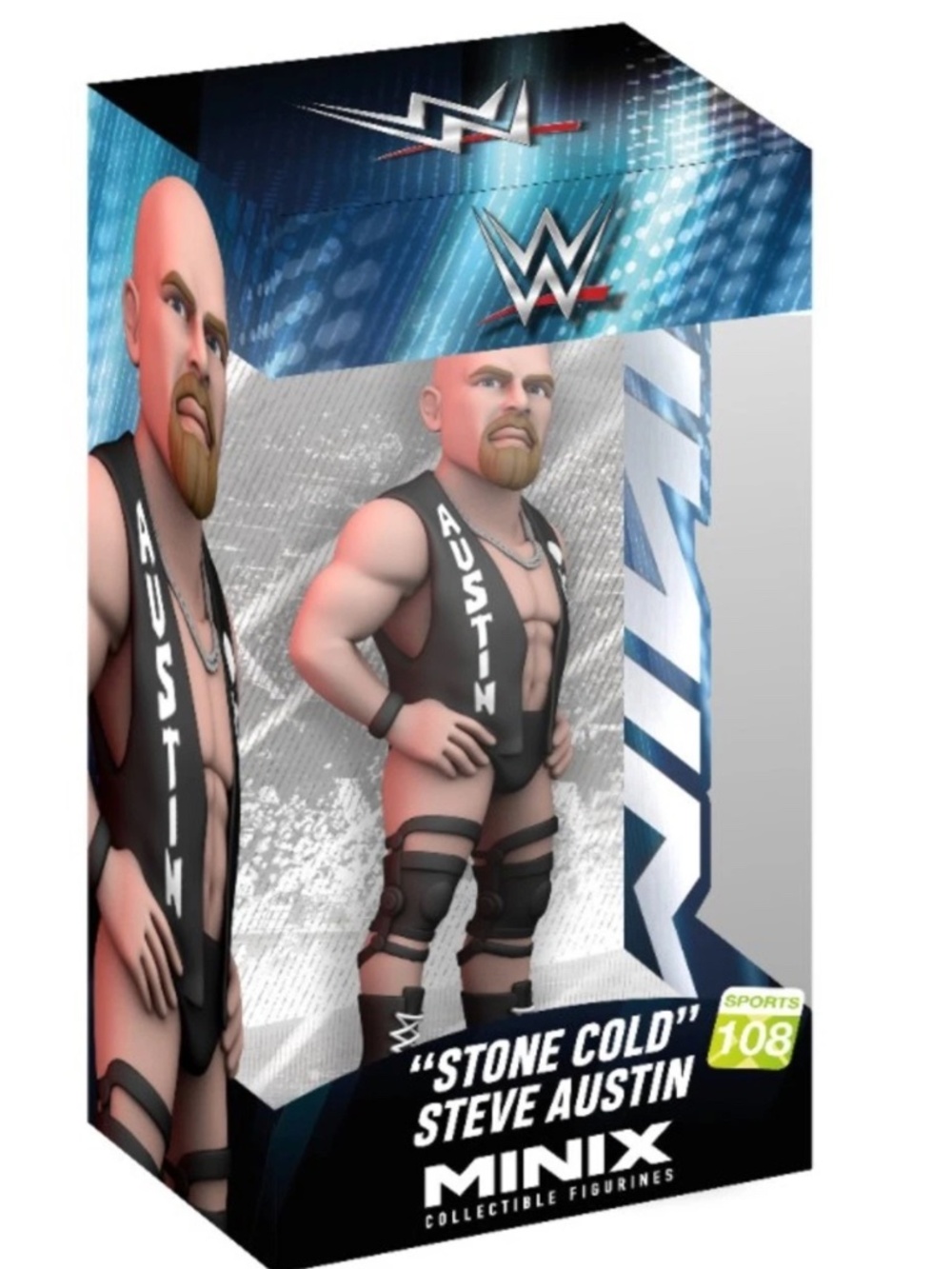 Stone Cold Austin 2025 Brand New Factory Sealed WWE Wrestling Minix Toy Figure